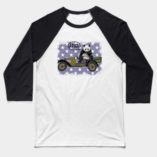 Panda in the Car Baseball T-Shirt